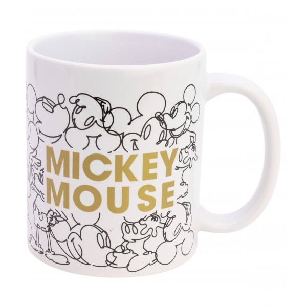 TAZA CERAMICA 325 ML EN CAJA REGALO MICKEY MOUSE SIGNATURE