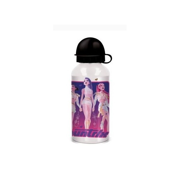 Botella aluminio Cazadoras KPop Demon Hunters 400ml