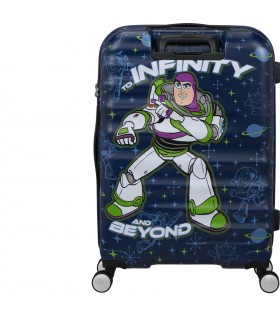American Tourister Wavebreaker Disney Spinner 67 cm - 64 litros - 67x47x26 cm - Buzz Lightyear