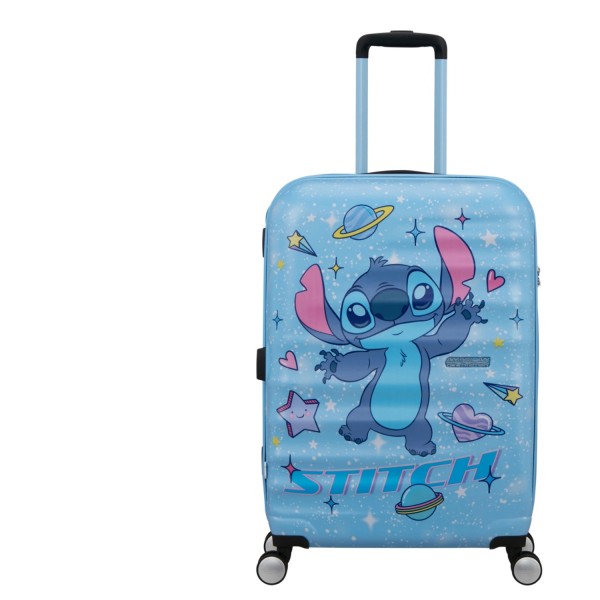 American Tourister Wavebreaker Disney Spinner 67 cm - 64 litros - 67x47x26 cm - Stitch Universe