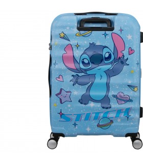 American Tourister Wavebreaker Disney Spinner 67 cm - 64 litros - 67x47x26 cm - Stitch Universe