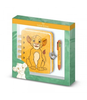 Disney El Rey León Diario Plush y Bolígrafo 6 Colores