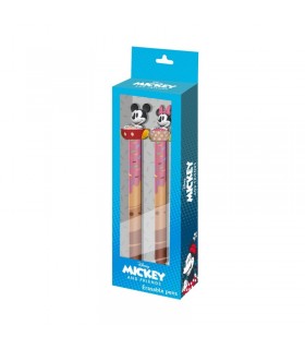 Disney Mickey y Minnie Pack 2 Bolígrafos Gel Borrables