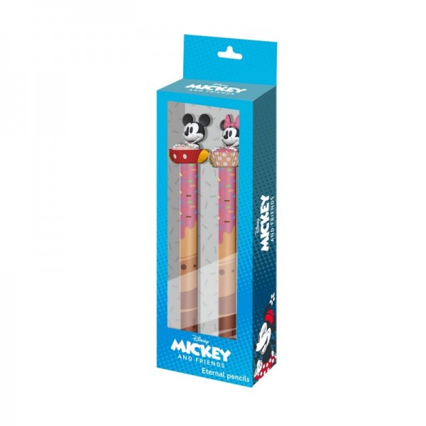 Pack de 2 Lápices Eternal Mickey y Minnie Disney