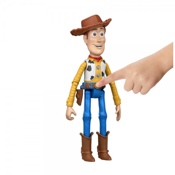 Figura parlanchina Woody Toy Story 5 Disney Pixar 23cm español