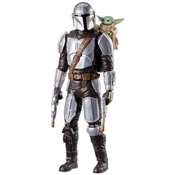 Star Wars Figura Electrónica The Mandalorian and Grogu