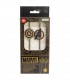SET DOS PAJITAS 3D ACERO INOXIDABLE MARVEL GOLDEN TREASURE