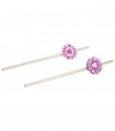 SET DOS PAJITAS 3D ACERO INOXIDABLE MINNIE MOUSE CHERRYLICIOUS