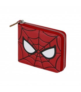 Marvel Spiderman Chibi-Wallet Man Zip, Red
