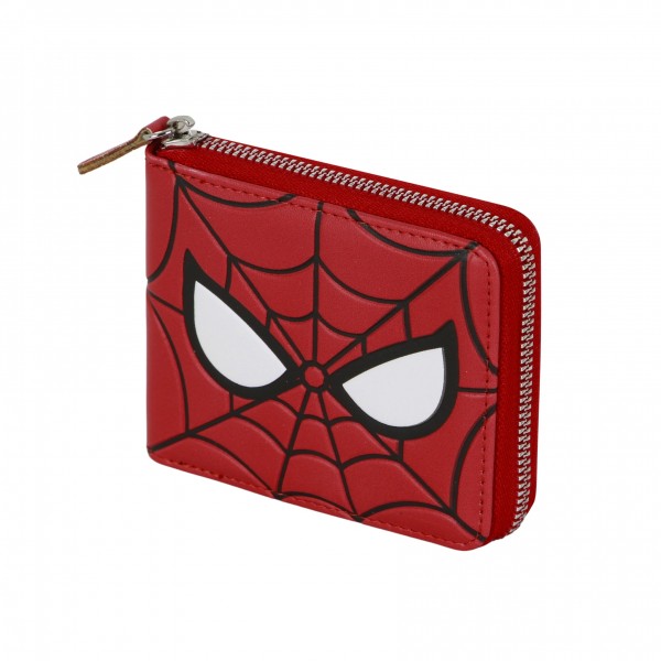 Marvel Spiderman Chibi-Wallet Man Zip, Red