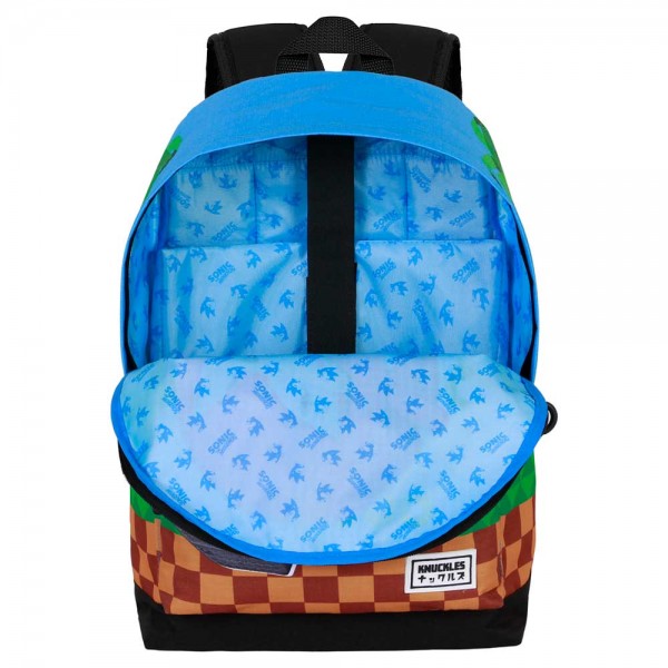 Mochila Sonic The Hnuckles Knuckles Run HS FAN 2.2, Multicolor