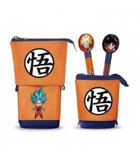Estuche Dragon Ball Super Cute + 2 Bolígrafos Borrables