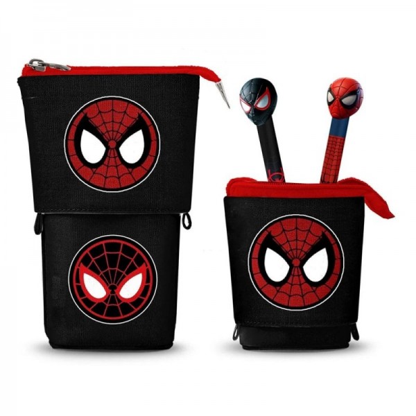 Estuche Pop Up Spider-Man con 2 bolígrafos de gel borrable