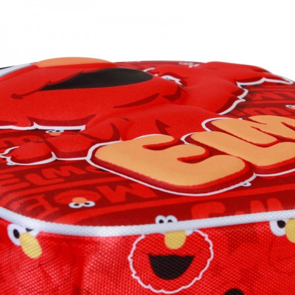 Mochila 3D Elite Elmo de Barrio Sésamo, Rojo, Preescolar