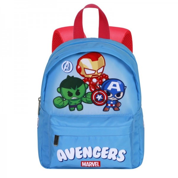 Mochila Preescolar Azul Marvel Los Vengadores