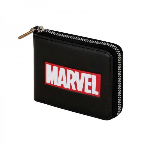Marvel Star-Wallet Man Zip, Blue
