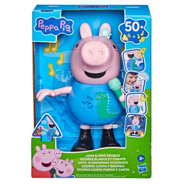 Peppa Pig Figura George Canta y Bromea