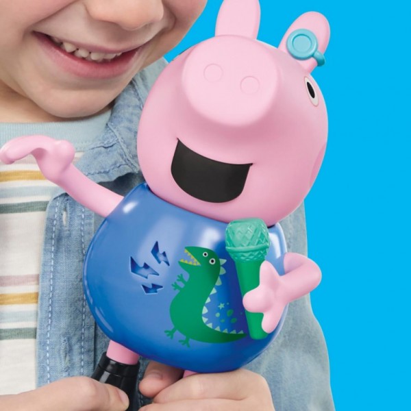 Peppa Pig Figura George Canta y Bromea