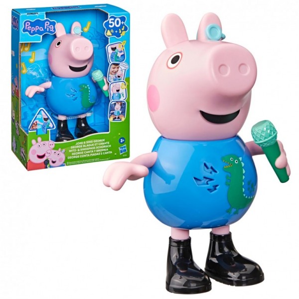 Peppa Pig Figura George Canta y Bromea