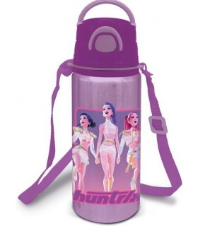 Botella Pop Up de Aluminio C/Correa 730ml K-Pop Demon Hunters