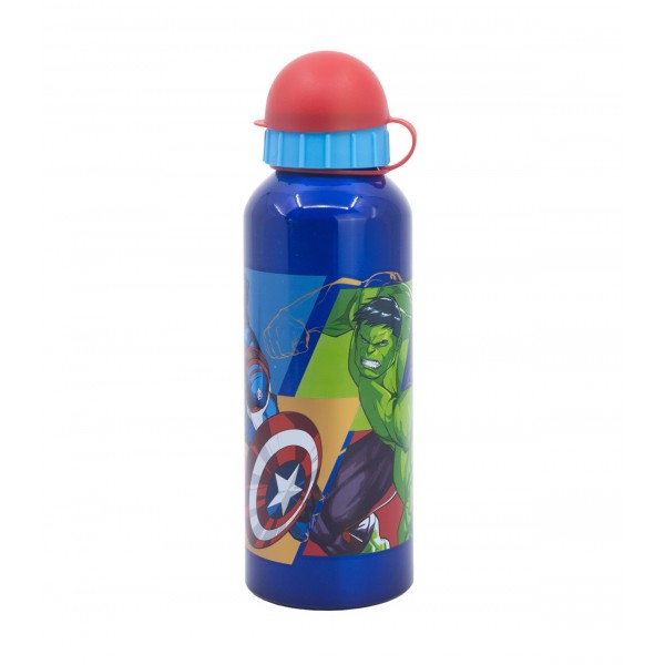 BOTELLA DE ALTO CONTENIDO DE ALUMINIO 530 ML AVENGERS SEVEN WONDERS