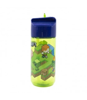 Botella Plástico Minecraft 430 Ml.