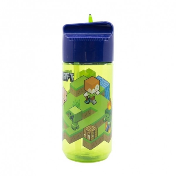 Botella Plástico Minecraft 430 Ml.