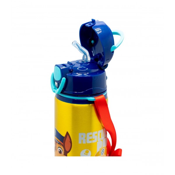 Botella Desplegable De Aluminio Con Correa 730 ML Patrulla Canina