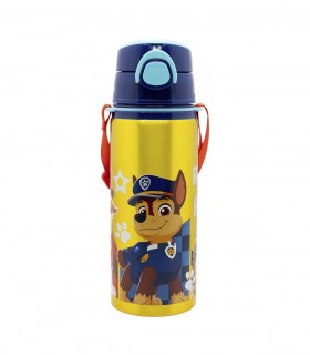 Botella Desplegable De Aluminio Con Correa 730 ML Patrulla Canina