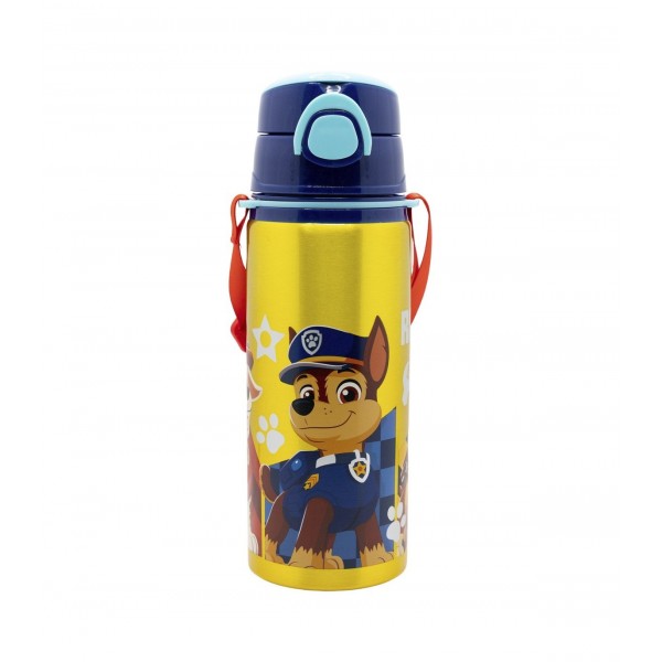 Botella Desplegable De Aluminio Con Correa 730 ML Patrulla Canina