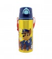 Botella Desplegable De Aluminio Con Correa 730 ML Patrulla Canina