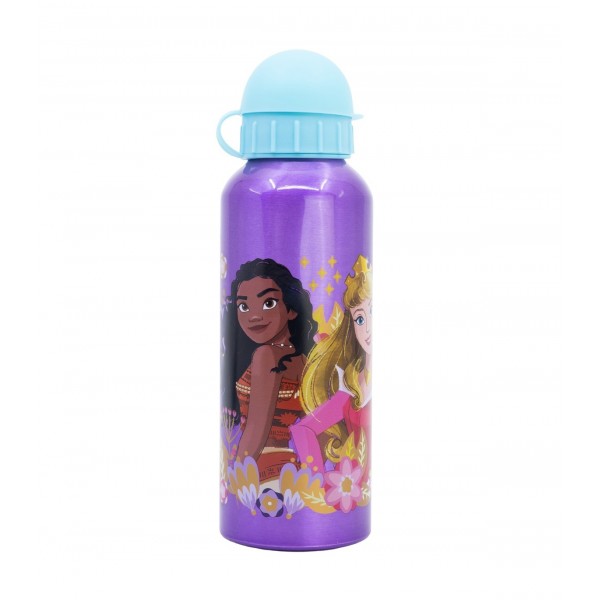 Botella De Aluminio 530 ML Princesas Disney