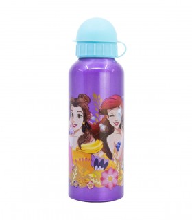 Botella De Aluminio 530 ML Princesas Disney
