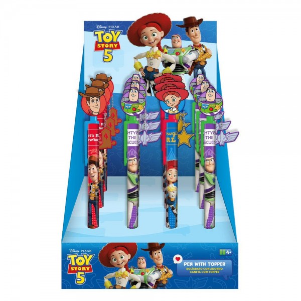 Boligrafo topper + charm Toy Story Disney Pixar surtido