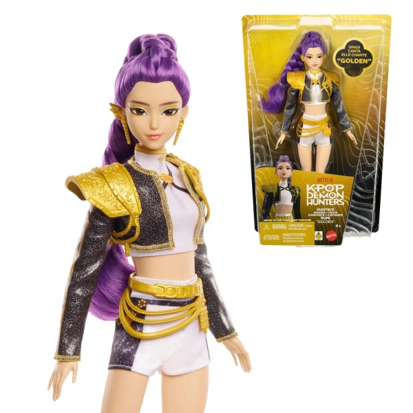 K-Pop Demon Hunters Muñeca Cantarina Rumi