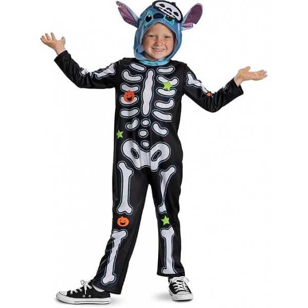 Disfraz Infantil Stitch Skeleton Clásico de Lilo & Stitch