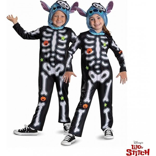 Disfraz Infantil Stitch Skeleton Clásico de Lilo & Stitch
