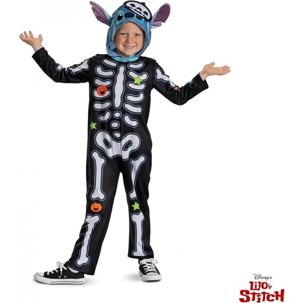 Disfraz Infantil Stitch Skeleton Clásico de Lilo & Stitch