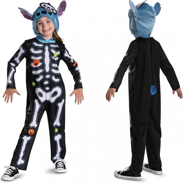 Disfraz Infantil Stitch Skeleton Clásico de Lilo & Stitch