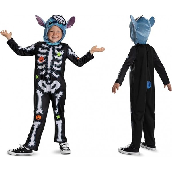 Disfraz Infantil Stitch Skeleton Clásico de Lilo & Stitch