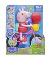 Peppa Pig Pedaleando con Peppa Figura Interactiva