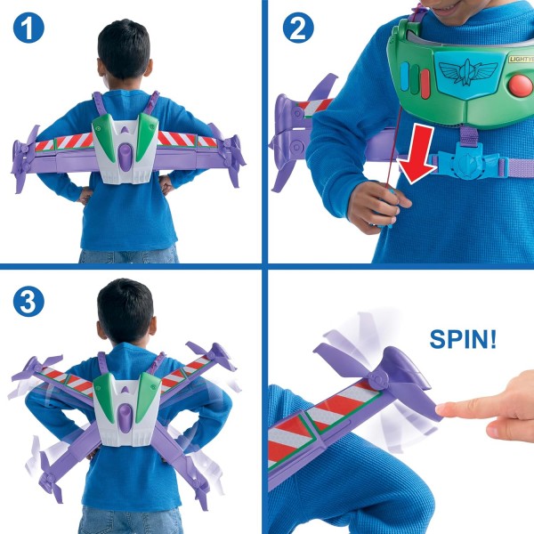 Pixar Toy Story 5 Figura de Acción Buzz Lightyear Jetpack de Vuelo