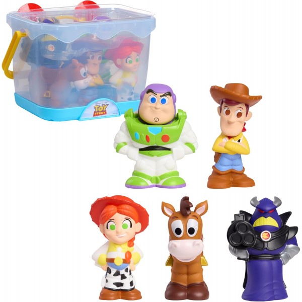Set 5 figuras baño Toy Story Disney Pixar