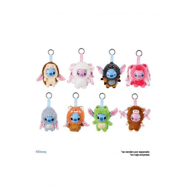 Peluche sorpresa YuYus Stitch y Angel Disney 12cm surtido
