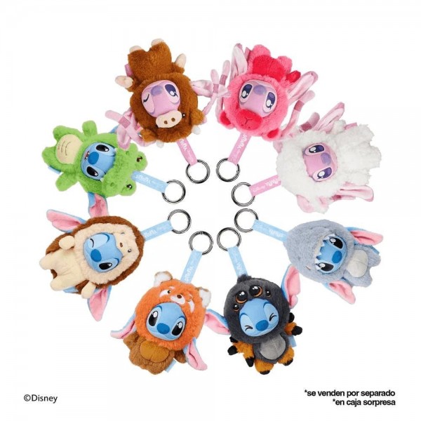 Peluche sorpresa YuYus Stitch y Angel Disney 12cm surtido
