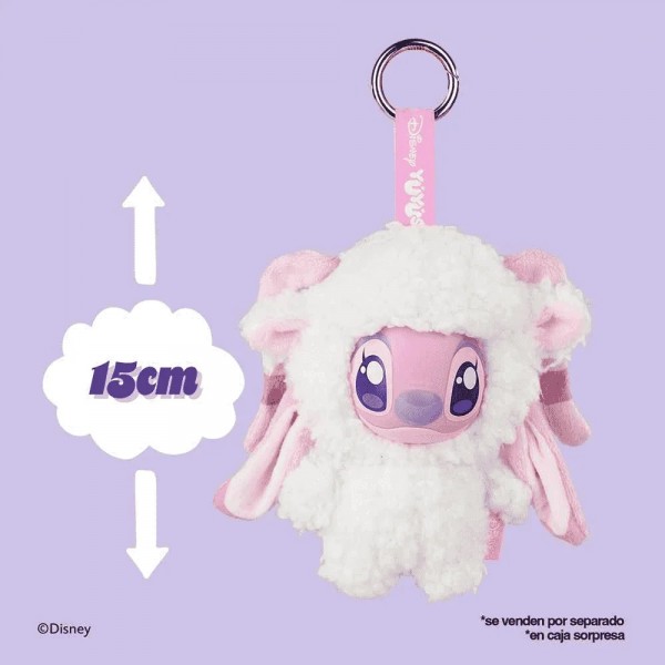 Peluche sorpresa YuYus Stitch y Angel Disney 12cm surtido