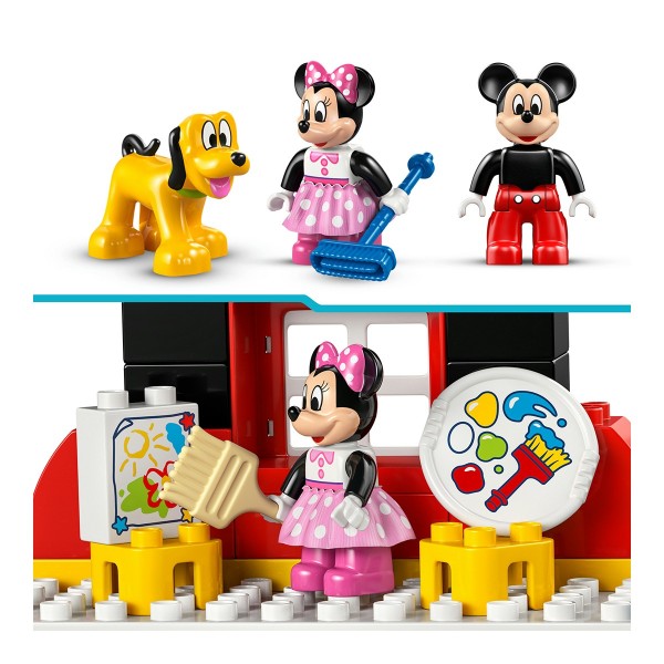 Disney Casa de Mickey Mouse con Minnie y Pluto