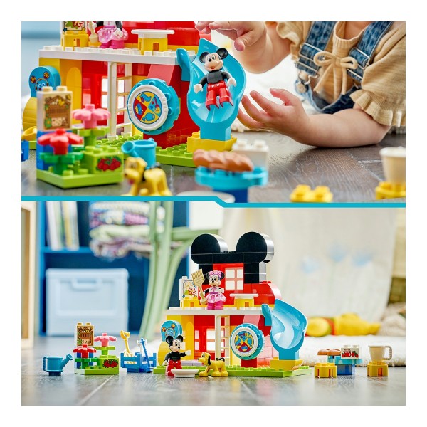 Disney Casa de Mickey Mouse con Minnie y Pluto