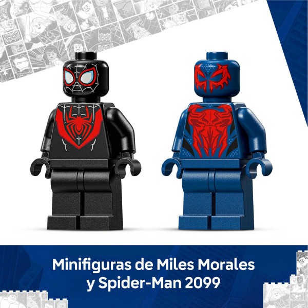Súper Héroes Marvel Armadura Robótica de Miles Morales vs. Spider-Man