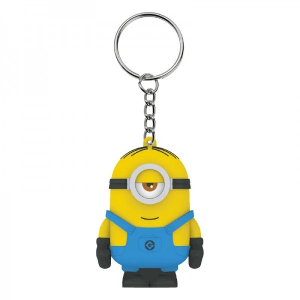 Llavero figura 3D con luz Minions Flashies